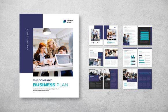 Creative Teamwork Business Plan: A Professional Layout for Modern Business Communication