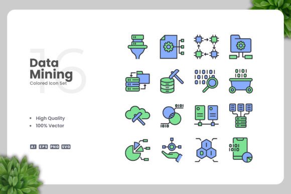 Data Mining Color Icons: A Versatile Design Solution