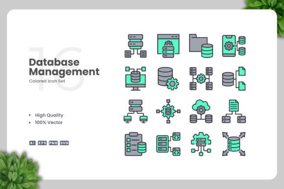 Database Management Color Icons: Enhance Your Visual Communication