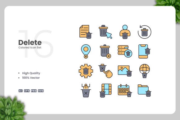 Delete Colored Icons: A Versatile Tool for Modern Design Projects