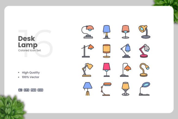 Desk Lamp Colored Icons: A Versatile Design Solution for Modern Creatives