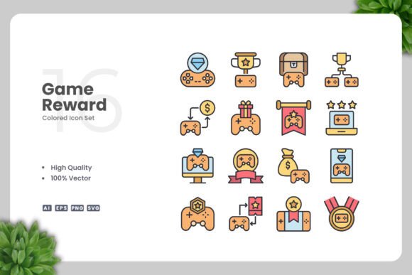 Game Reward Colored Icons: A Strategic Design Tool for Modern Creatives