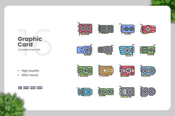 Graphic Card Colored Icons: A Modern Design Essential