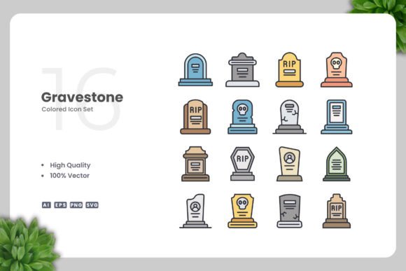 Gravestone Colored Icons: A Strategic Design Tool for Modern Creatives