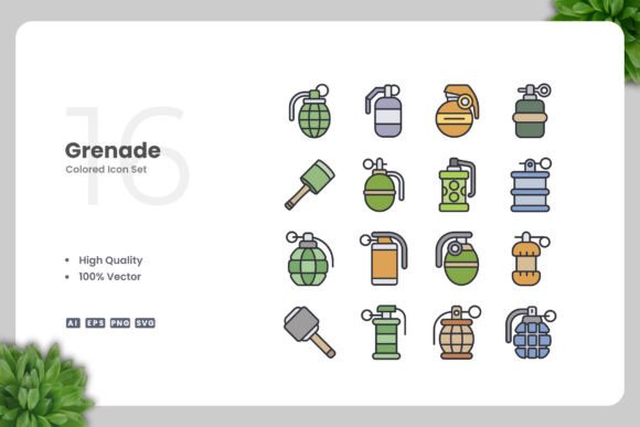 Grenade Colored Icons: A Strategic Design Tool for Modern Creatives