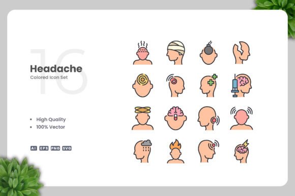 Headache Colored Icons: A Strategic Design Tool for Modern Creatives