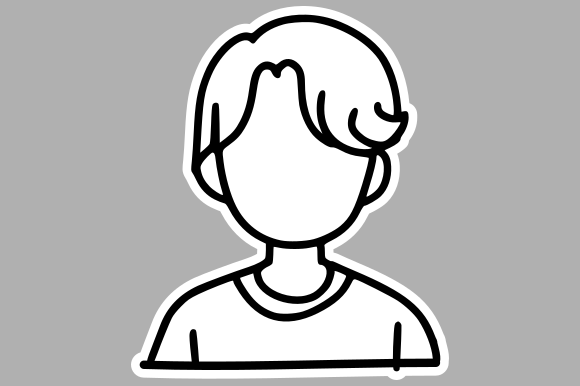 Sketchy Faceless Headshot: A Versatile Design Asset for Modern Creatives